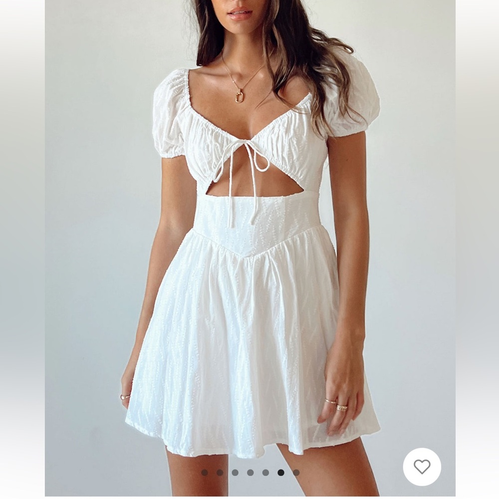 Princess Polly Caria Mini Dress - White